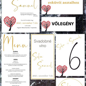 Svadobný set SS21014