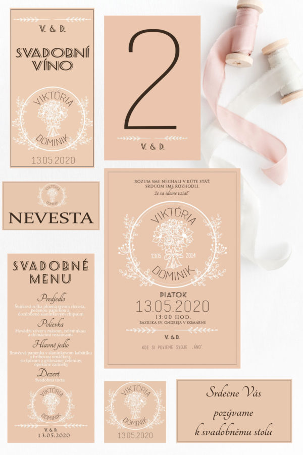 Svadobný set SS21008