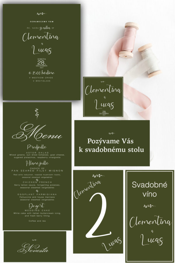Svadobný set SS21015
