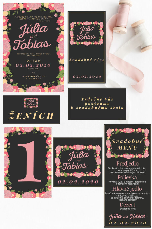 Svadobný set SS21004