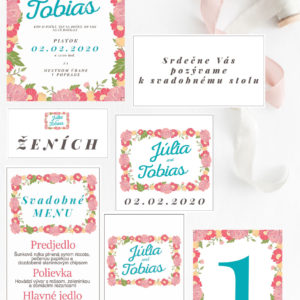 Svadobný set SS21003